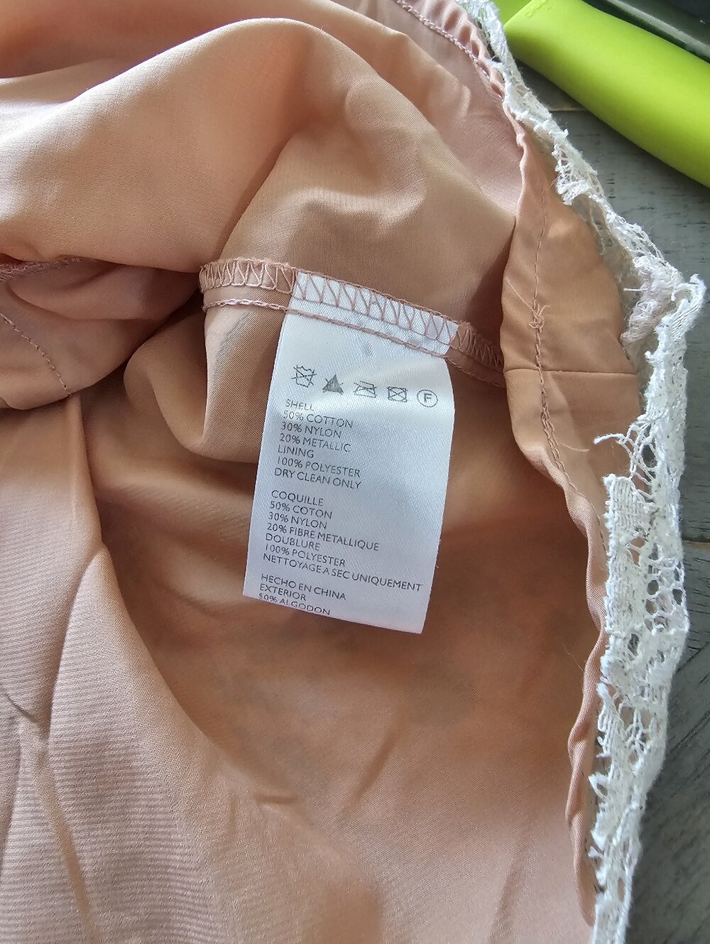 Anthropologie Maeve Solstice Lace Overlay Peplum Top - Picture 4 of 5